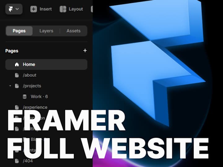 Cover image for Framer Multi-Page Website Service