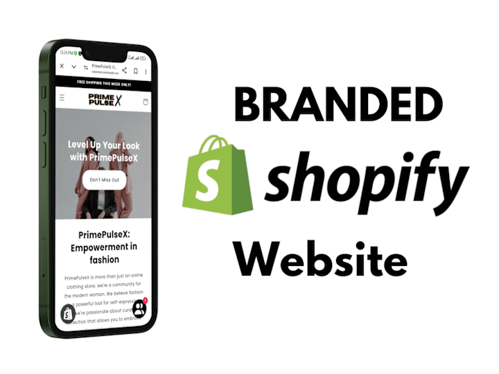 Cover image for Branded Shopify Website