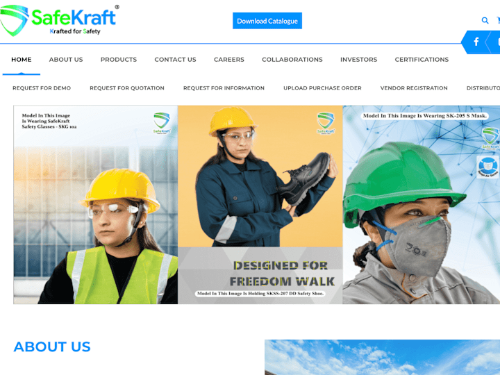 Cover image for Safekraft Website