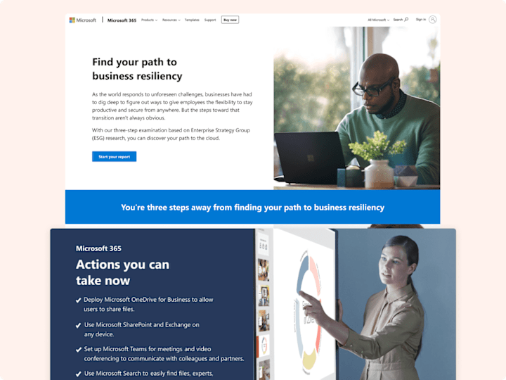 Cover image for Customized solutions for small businesses with Microsoft