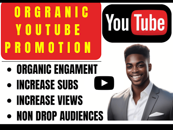 Cover image for I will super fast organic youtube video promotion to go viral
