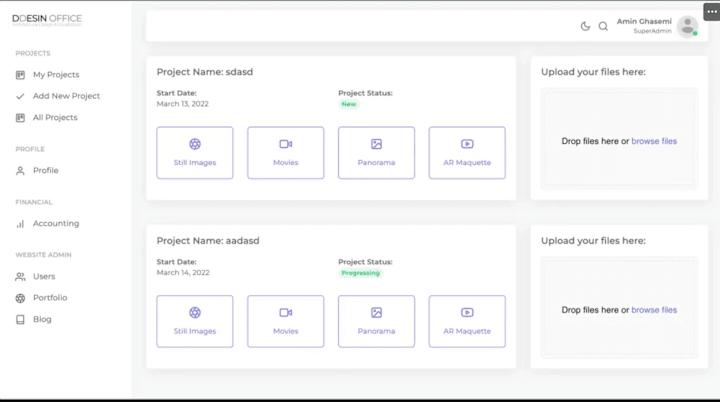Cover image for Ddesin-Architectural Project Management SaaS Solution