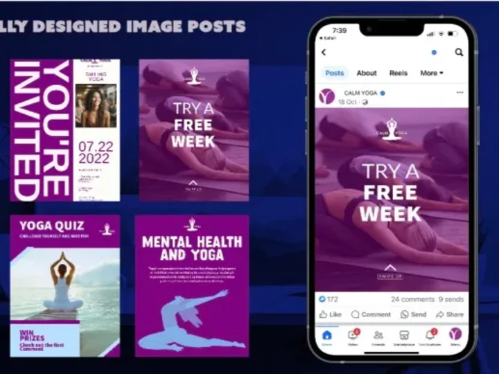 Cover image for Instagram organic growth manager and Instagram content creator