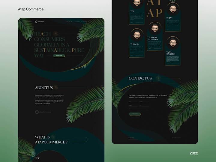 Cover image for Figma UX/UI design for Investment company · Atap Commerce