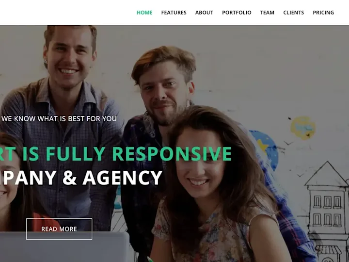 Cover image for Landing Page - Digital Agency