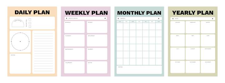 Cover image for Productivity & Manifestation Planner Template Collection