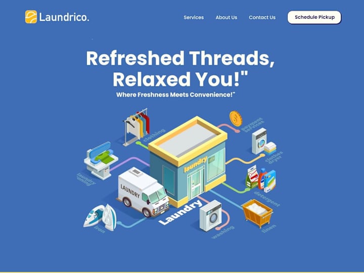 Cover image for Laundrico | UI/UX :: Behance