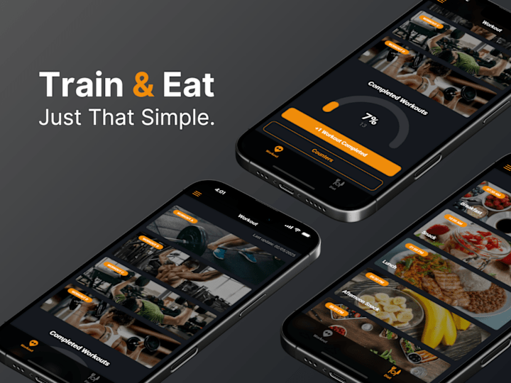 Cover image for Train & Eat: Simplifying Fitness Management in One App