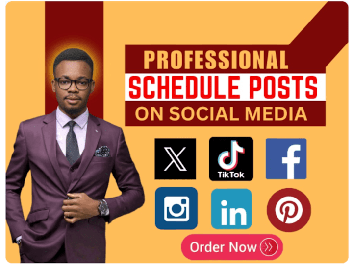 Cover image for Professional schedule posting on social media via buffer