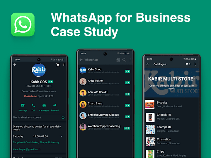 Cover image for WhatsApp for Business UX Case Study