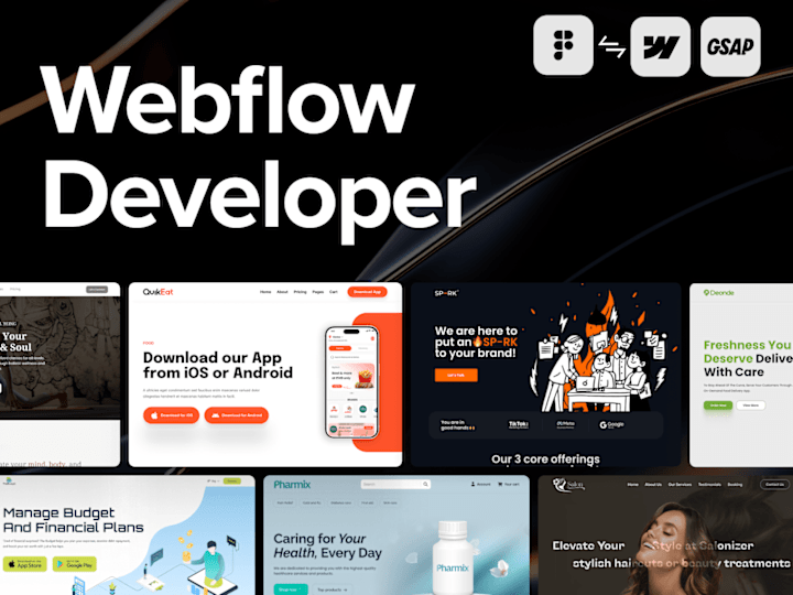 Cover image for Webflow Developer Helping SaaS Brands & Startups Grow Online