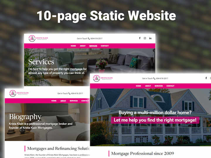 Cover image for 10-page Static Website