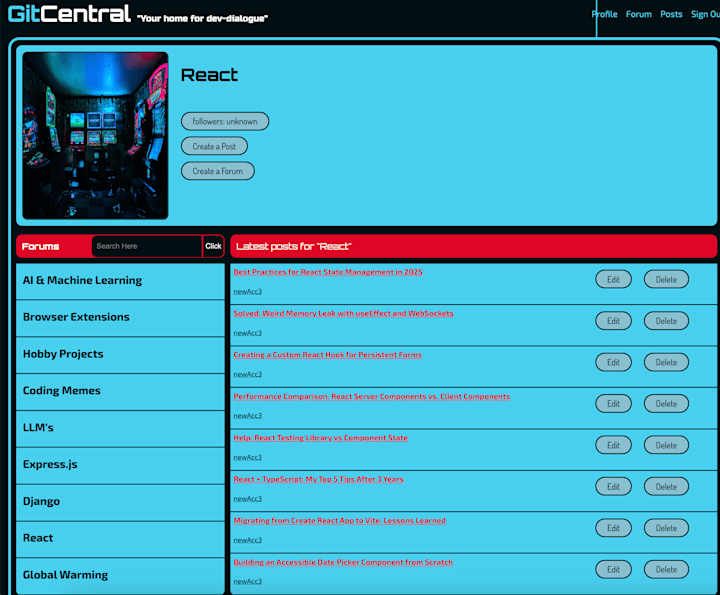 Cover image for GitCentral