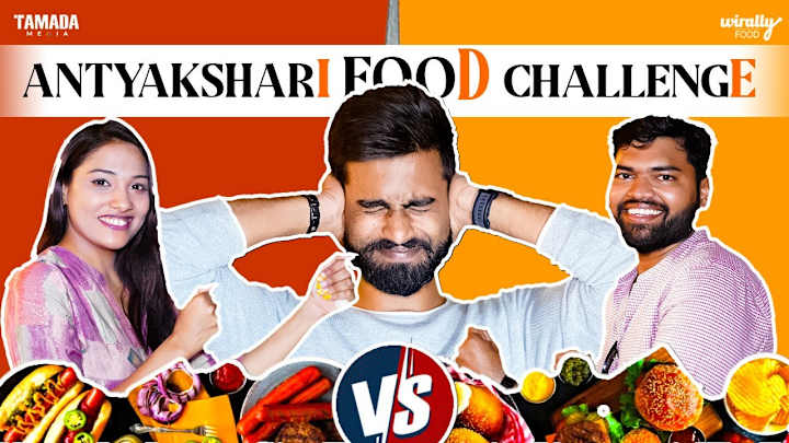 Cover image for Food Antyakshari Challenge ||  Wirally Food || Tamada Media - Y…