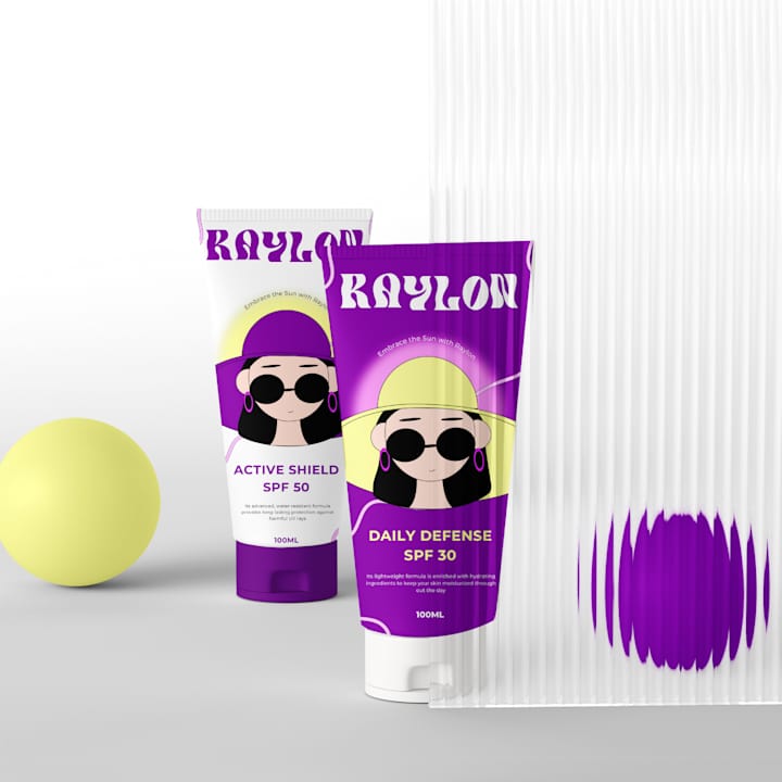 Cover image for SUNCARE BRAND RAYLON DESIGN