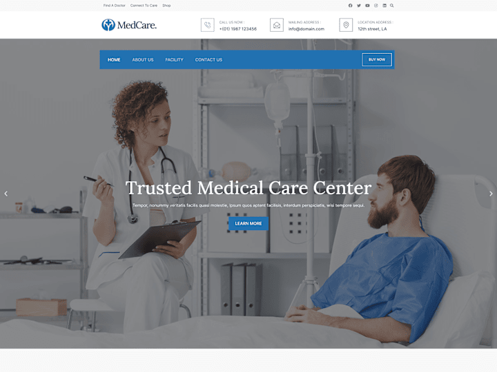 Cover image for Medical & Healthcare Solutions UI | Hydepark Digitals