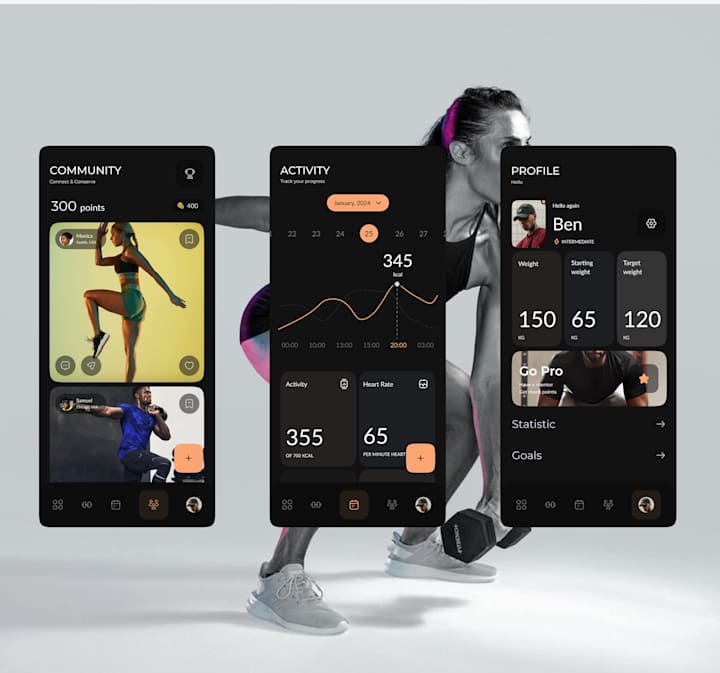Cover image for A Fitness App to support individuals achieve their fitness goal.