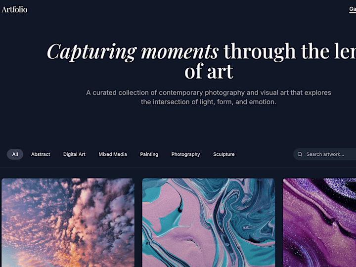 Cover image for Artfolio | Contemporary Art Gallery