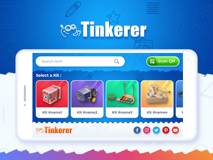 Cover image for Tinkerer App UI/UX