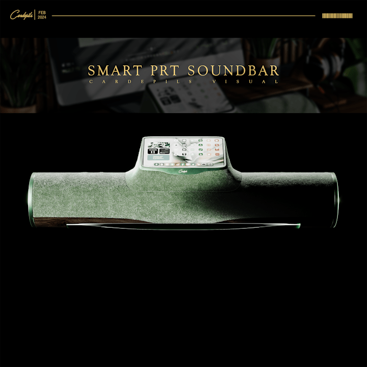 Cover image for Smart Portable Soundbar | 3D Product Render