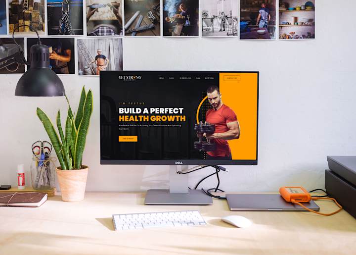 Cover image for Webflow Homepage Design for a Gym
