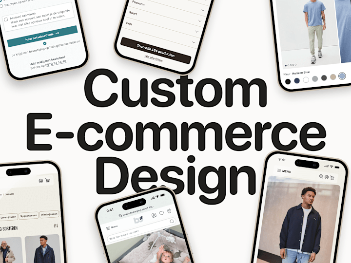 Cover image for Custom E-commerce designs that convert