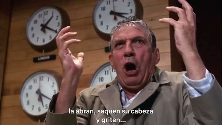 Cover image for Spanish Subtitles | Mad as Hell | Scene from "Network" (1976) -…