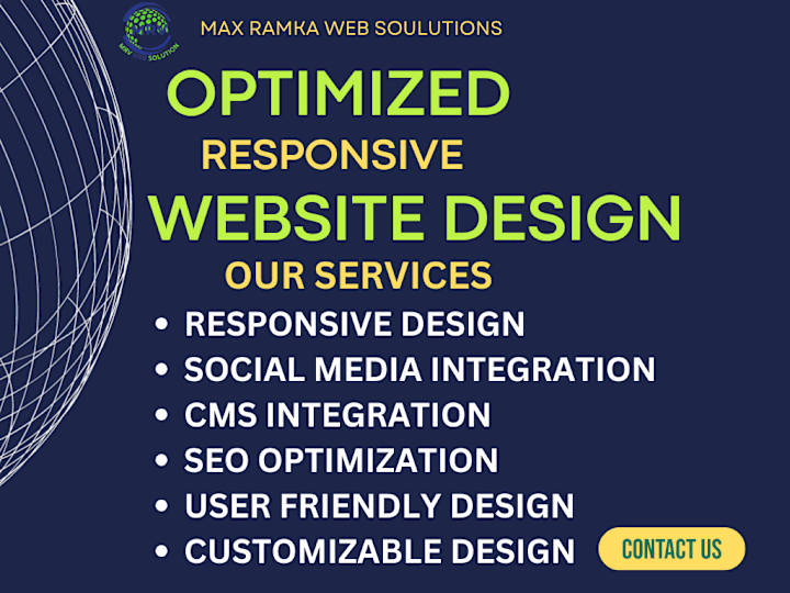 Cover image for I will design a responsive and user friendly website