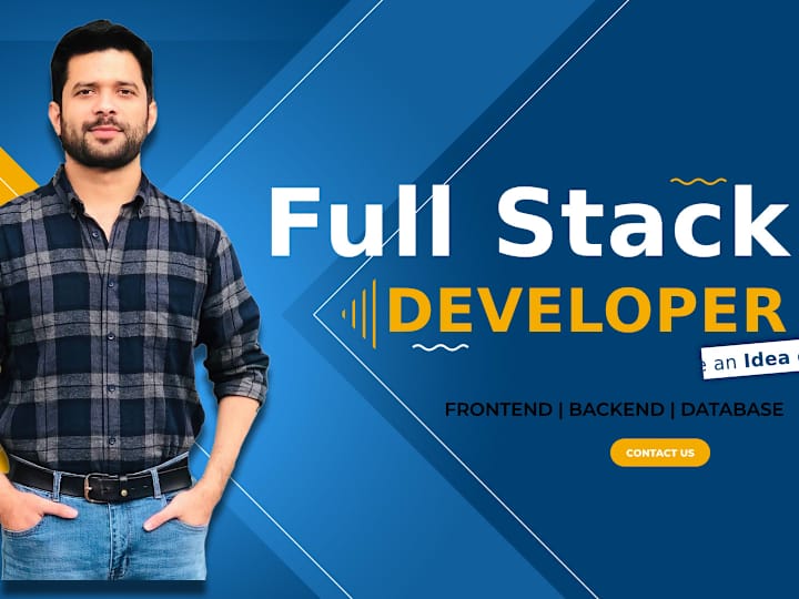 Cover image for Full stack web application development | Website Programmer