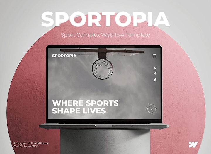 Cover image for Sportopia - Sport Complex Webflow Template