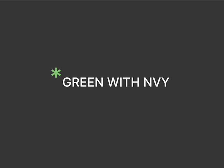 Cover image for Green with nvy - Visual Concepts