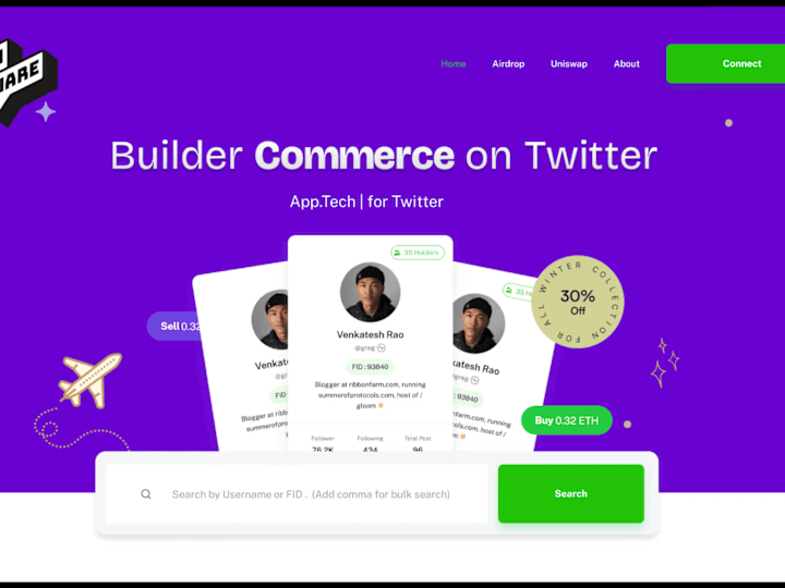 Cover image for Builder Commerce on Twitter