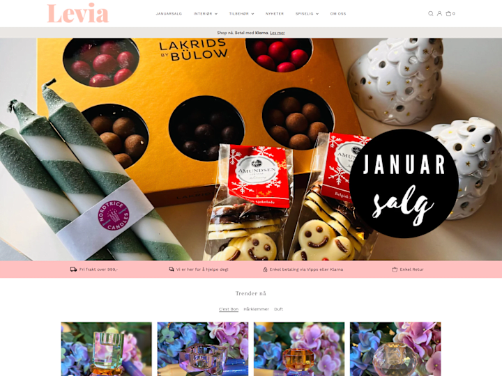 Cover image for Levia Shopify Website