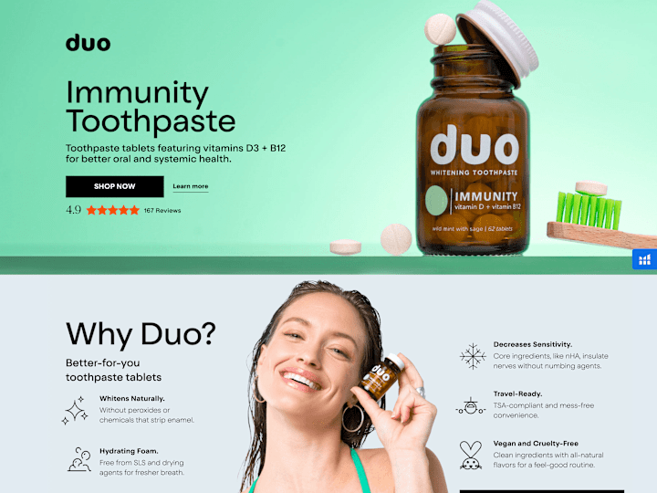 Cover image for Duo Toothpaste | Advanced Replo Fix