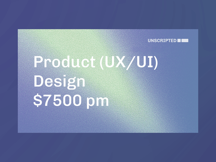 Cover image for Product Strategy & Design for MVPs & Scale