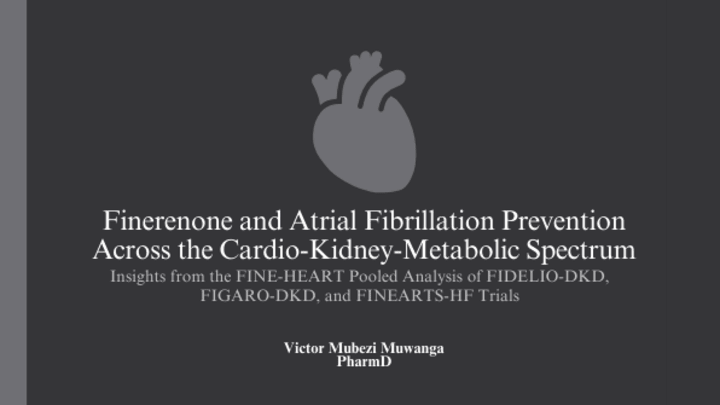 Cover image for Finerenone and Atrial Fibrillation Prevention Across the Cardio…