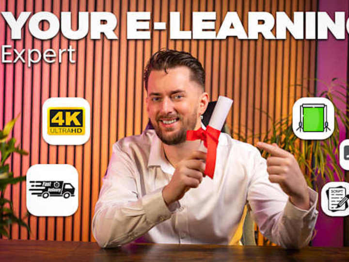 Cover image for E-Learning / Training Video Production for Courses