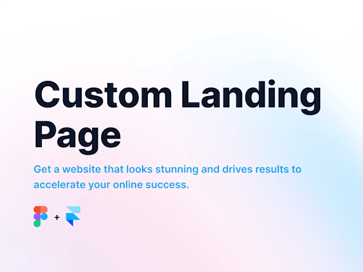 Cover image for Framer Landing Page (Design & Build)