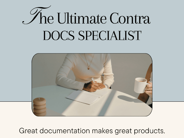 Cover image for Documentation Specialist