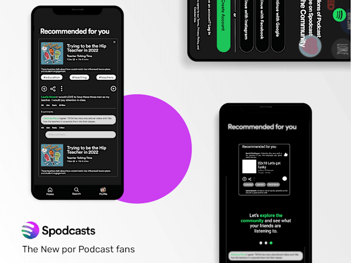 Cover image for Spodcast the new app for real podcast fans