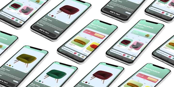 Cover image for furniture UI App Design