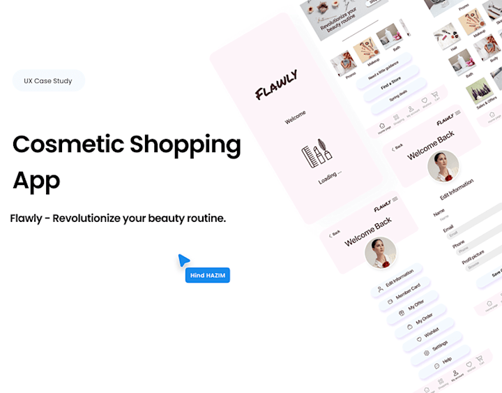 Cover image for Cosmetic Shopping App - UX Case Study