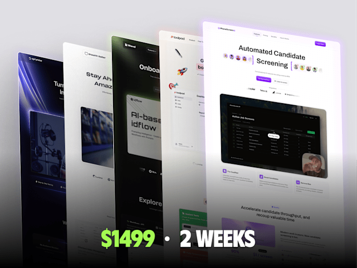 Cover image for Framer Landing Page Projects - $1500 | 2 Weeks