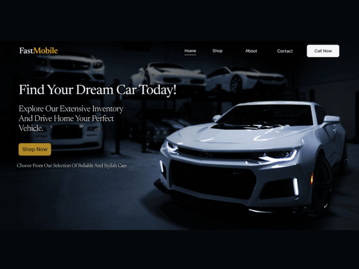 Cover image for Create Landing page for car sale