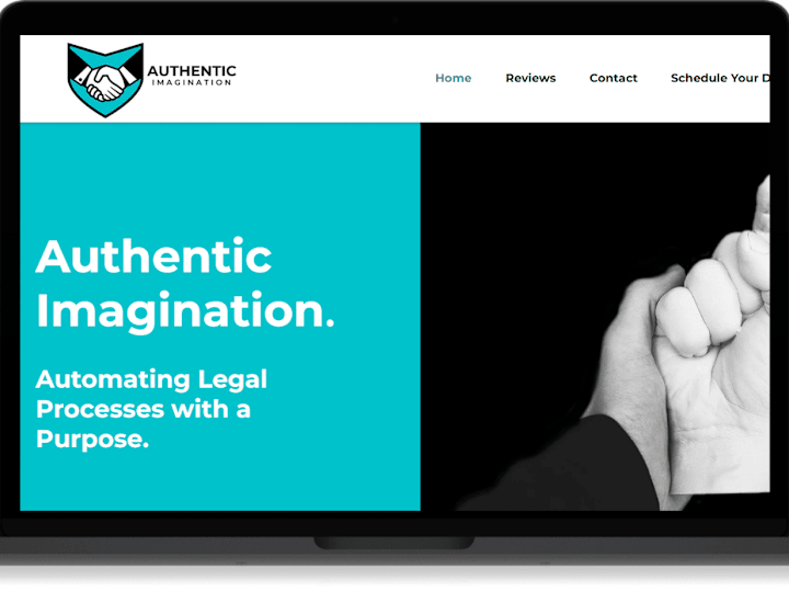 Cover image for AI-Related Legal Website with Responsiveness & Animation