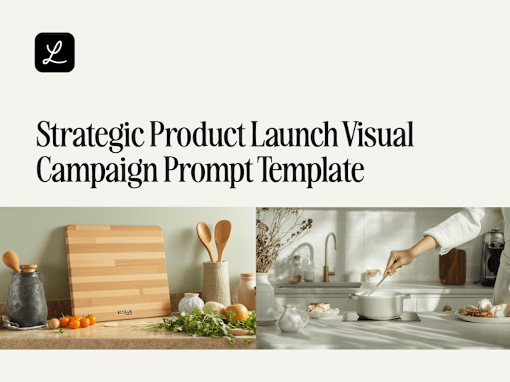 Cover image for Strategic Product Launch Visual Campaign Prompt Template