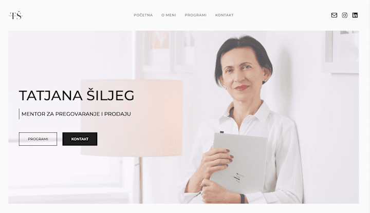 Cover image for Tatjana Šiljeg Personal Website