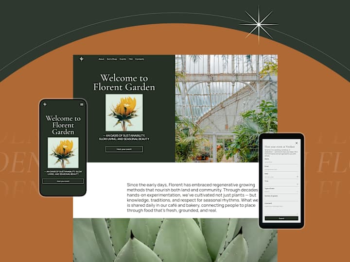 Cover image for Florent — Framer Website Template for Natural Spaces