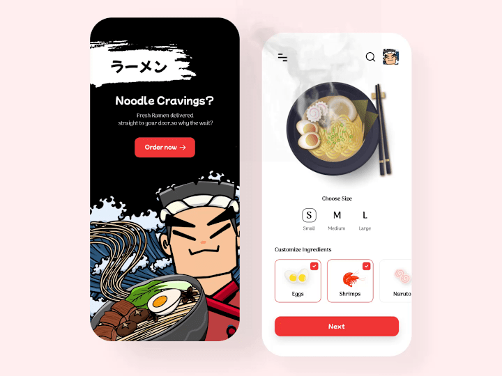 Cover image for Japan Food Ramen Mobile App