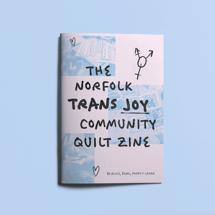 Cover image for The Norfolk Trans+ Joy Community Quilt Zine